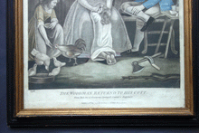 Load image into Gallery viewer, The Woodman Returned to His Cot 18C Mezzotint engraving Droll