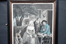 Load image into Gallery viewer, The Woodman Returned to His Cot 18C Mezzotint engraving Droll